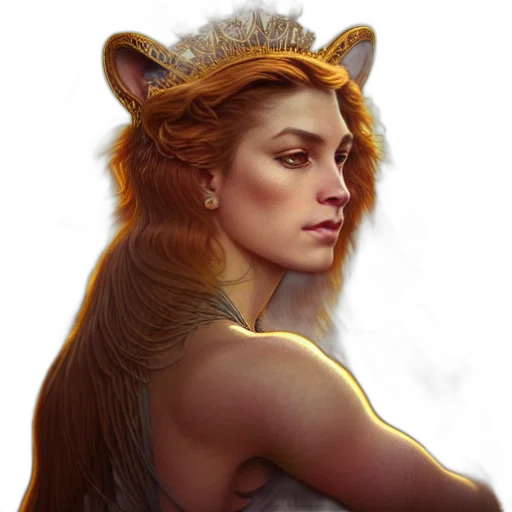 crown, animal, face, creature transparent PNG cut-out