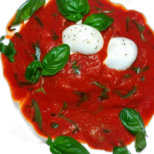 food, photorealistic, 3d render, red transparent PNG cut-out
