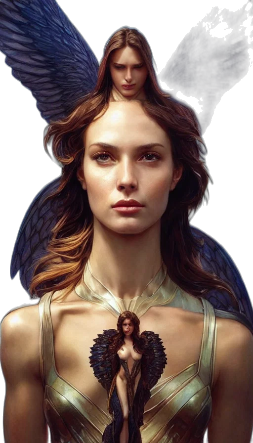 crown, face, jewelry, fantasy art transparent PNG cut-out