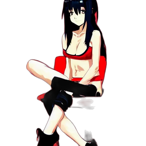 dress, anime, pixel art, cartoon transparent PNG cut-out