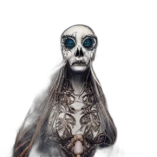 mask, creature, face, dress transparent PNG cut-out