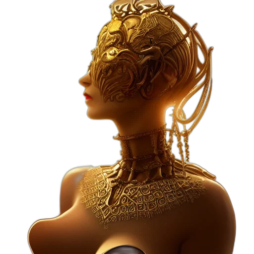 robot, jewelry, crown, mask transparent PNG cut-out