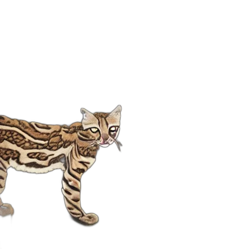 animal, creature, jewelry, 3d render transparent PNG cut-out