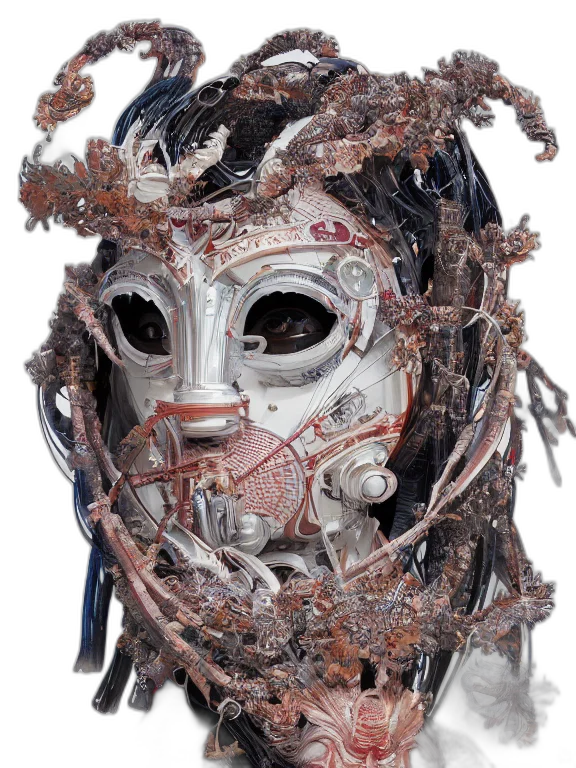 mask, face, robot, jewelry transparent PNG cut-out