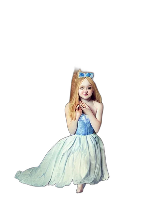 dress, photorealistic, 3d render, concept art transparent PNG cut-out