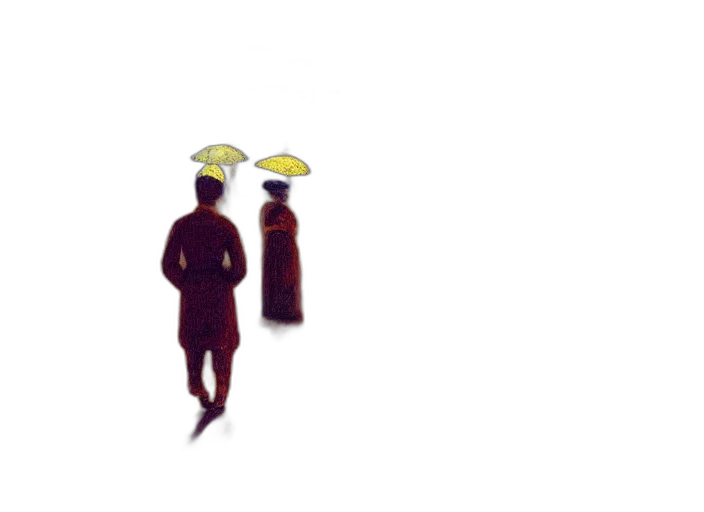 umbrella, hat, dress, staff, concept art, pixel art, anime, 3d render transparent PNG cut-out