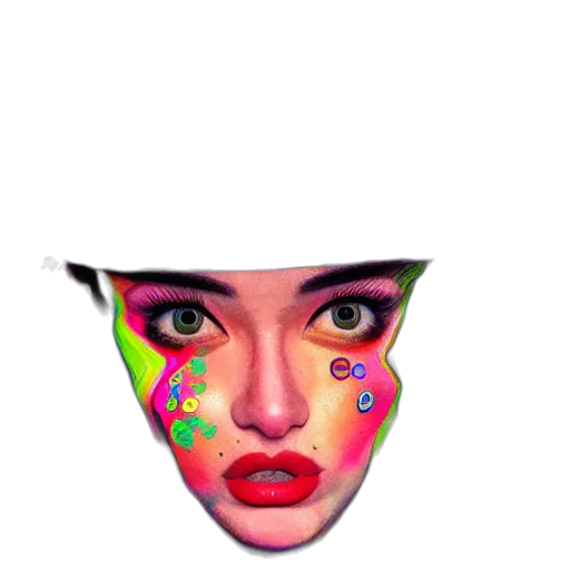 face, mask, hat, jewelry transparent PNG cut-out
