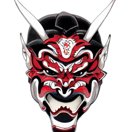mask, dragon, face, concept art transparent PNG cut-out