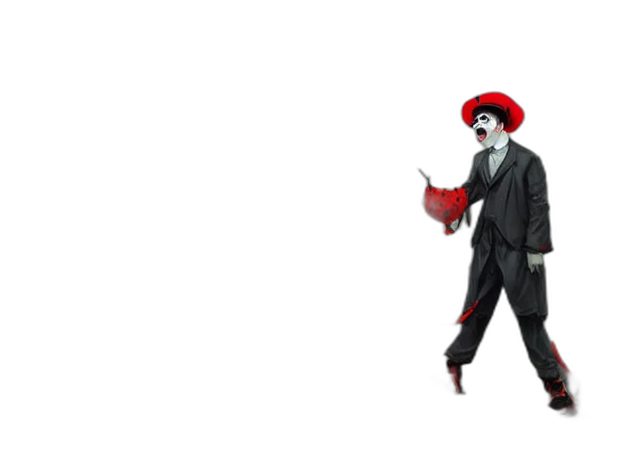 hat, staff, mask, umbrella transparent PNG cut-out