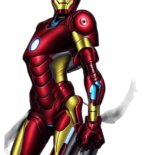 robot, comic book art, concept art, 3d render transparent PNG cut-out