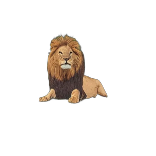 animal, crown, hair, staff, concept art, pixel art, cartoon, 3d render transparent PNG cut-out