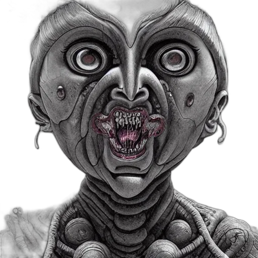 mask, face, creature, robot transparent PNG cut-out