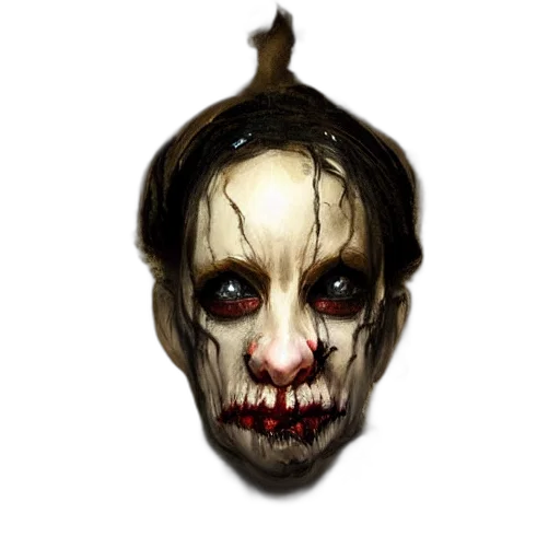 mask, face, staff, creature transparent PNG cut-out