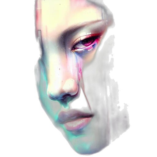 face, mask, robot, creature transparent PNG cut-out