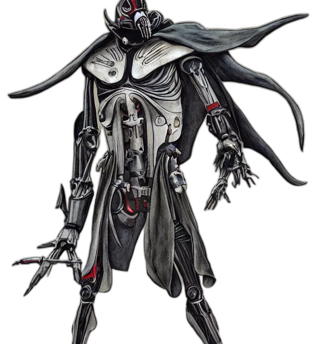 robot, staff, concept art, fantasy art transparent PNG cut-out