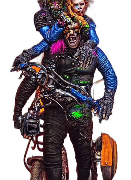 jacket, concept art, cyberpunk, comic book art transparent PNG cut-out