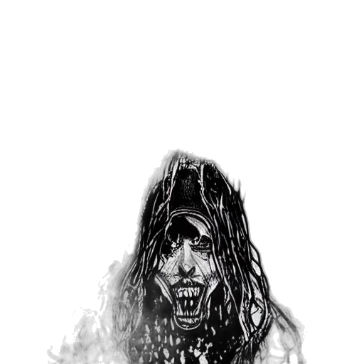 creature, face, mask, staff transparent PNG cut-out