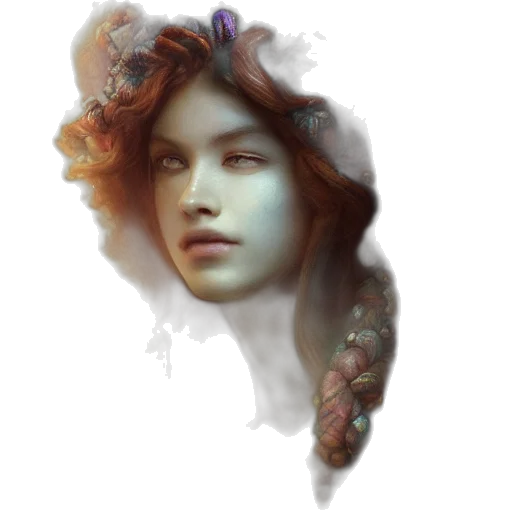 face, crown, mask, hair transparent PNG cut-out