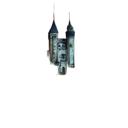 building, crown, robot, staff, concept art, pixel art, 3d render, watercolor transparent PNG cut-out