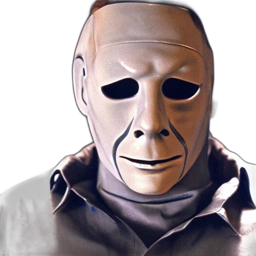 mask, face, robot, jacket transparent PNG cut-out