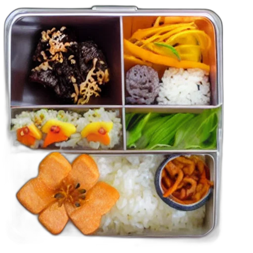 food, monochrome, samurair, bento, box transparent PNG cut-out