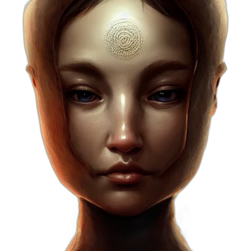 face, mask, robot, crown transparent PNG cut-out