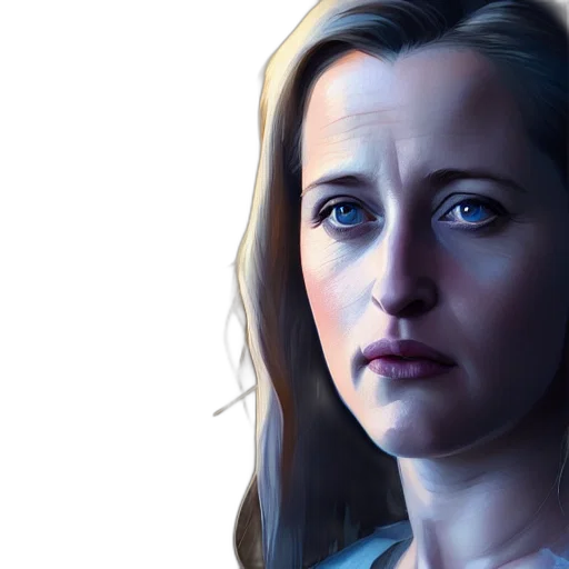 face, photorealistic, concept art, comic book art transparent PNG cut-out
