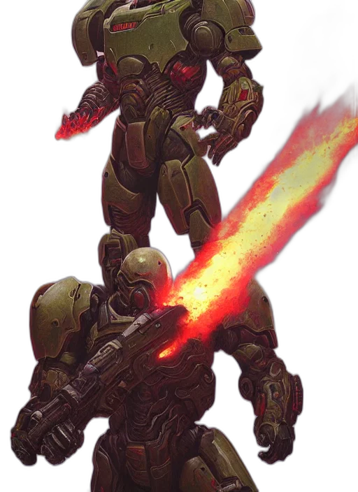 robot, weapon, sword, concept art, fantasy art, comic book art, pixel art, fire transparent PNG cut-out