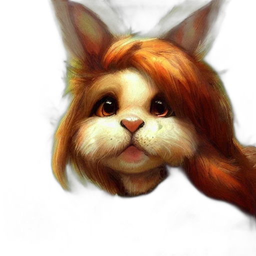animal, creature, face, hair transparent PNG cut-out