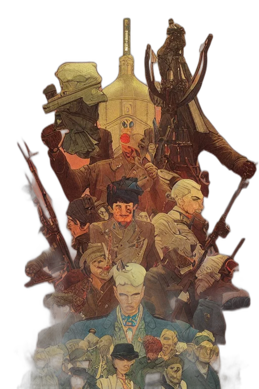 staff, crown, concept art, fantasy art transparent PNG cut-out