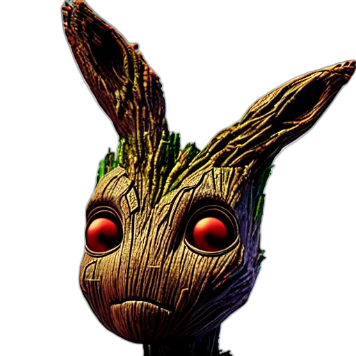 mask, creature, animal, staff transparent PNG cut-out
