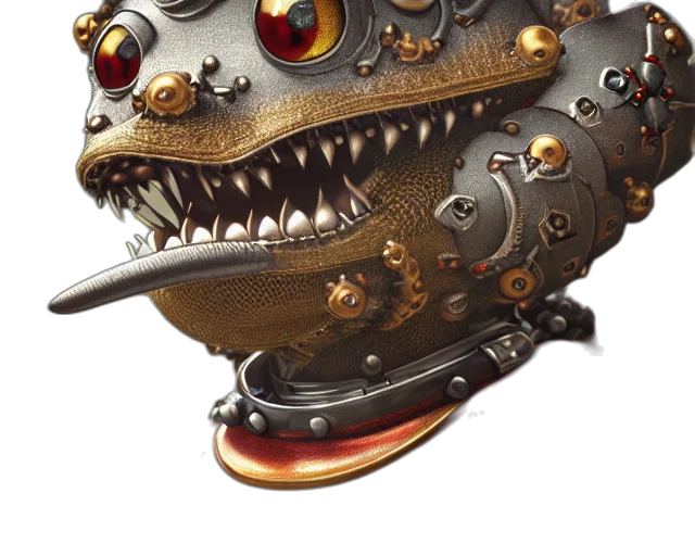 mask, robot, crown, weapon transparent PNG cut-out