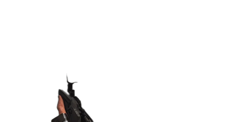 weapon, staff, jacket, hair transparent PNG cut-out
