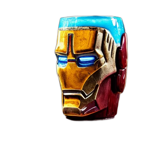 mask, robot, crown, face transparent PNG cut-out