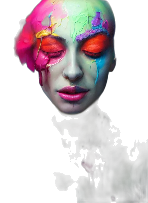 mask, face, crown, creature transparent PNG cut-out