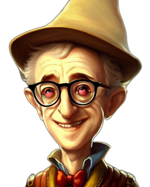 face, staff, hat, cartoon, concept art, comic book art, photorealistic, cute transparent PNG cut-out