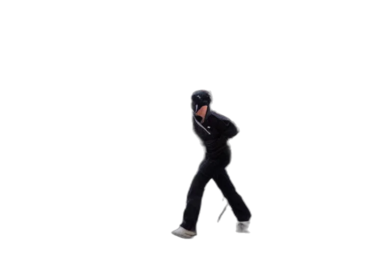 jacket, staff, mask, hat transparent PNG cut-out
