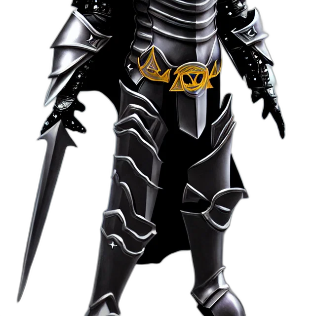 sword, weapon, robot, concept art, 3d render, fantasy art, comic book art, monochrome transparent PNG cut-out