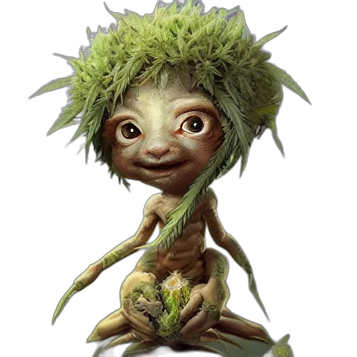 creature, staff, face, animal transparent PNG cut-out