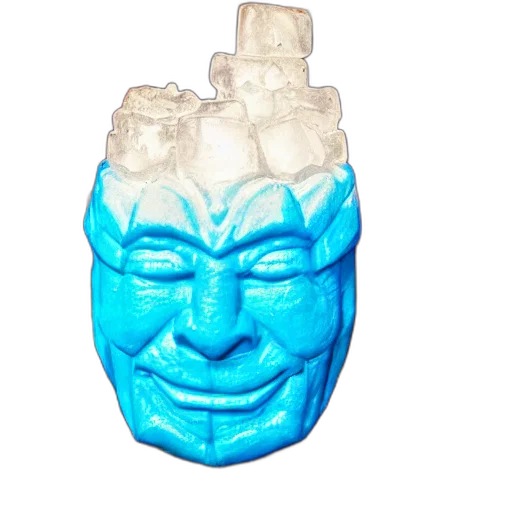 mask, bottle, face, crown transparent PNG cut-out