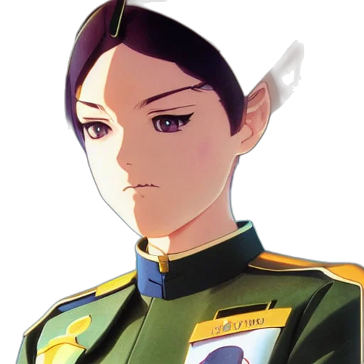 staff, face, crown, jacket transparent PNG cut-out