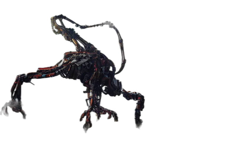 robot, creature, dragon, jewelry transparent PNG cut-out