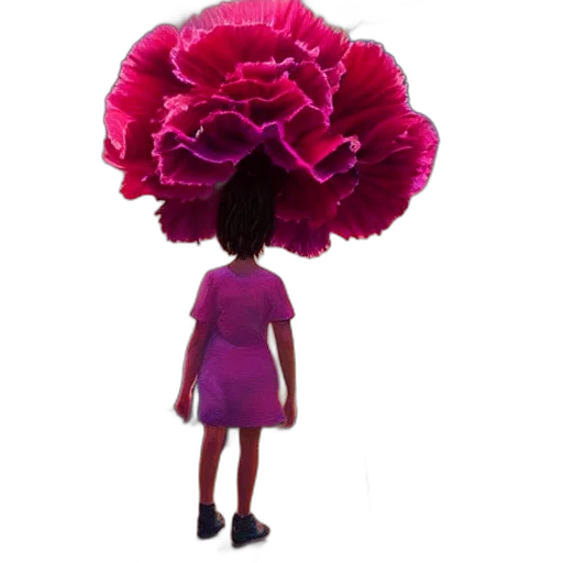flower, hat, dress, crown transparent PNG cut-out
