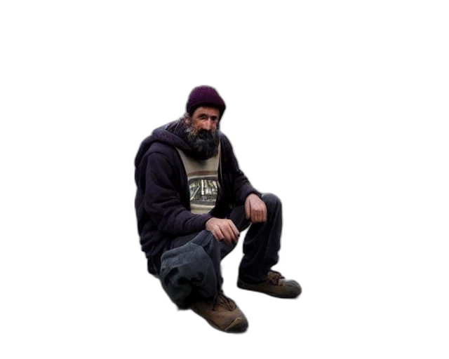 jacket, hat, animal, face, pixel art, concept art, 3d render, photorealistic transparent PNG cut-out