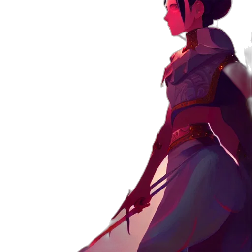 dress, sword, staff, crown transparent PNG cut-out