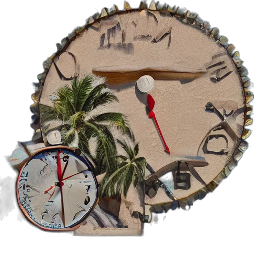jewelry, concept art, beach, epoxy transparent PNG cut-out