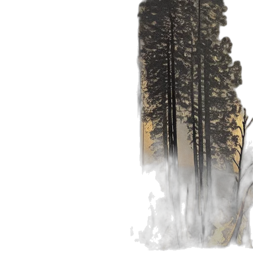 tree, hair, sword, concept art transparent PNG cut-out
