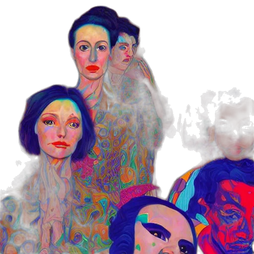 face, dress, oil painting, fantasy art transparent PNG cut-out