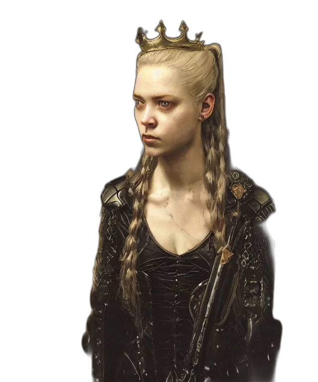 jacket, crown, face, hair transparent PNG cut-out