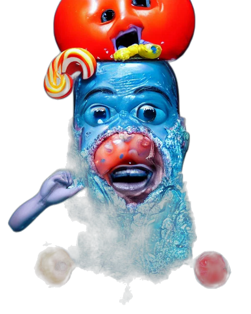 mask, creature, face, staff transparent PNG cut-out